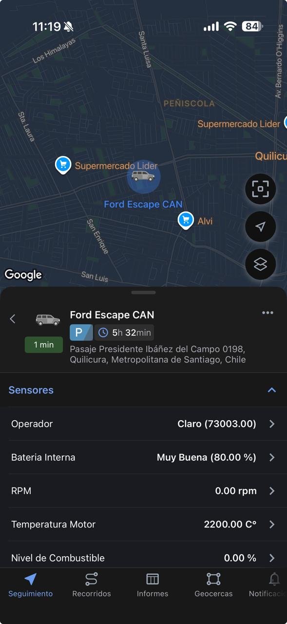Datos del vehículo
